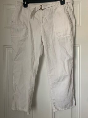 Ralph Lauren White Capri Pants Size 8P